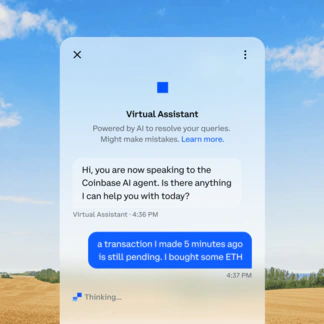 Coinbase — selected work
